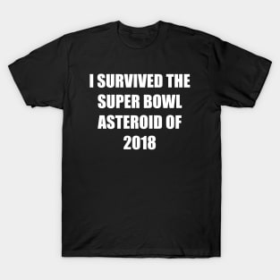 I Survived the Super Bowl Asteroid T-Shirt